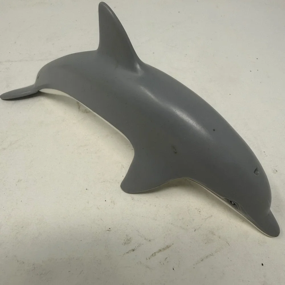 Vintage 1994 Mattel Barbie Dolphin Grey White Sea Animal Toy Figure 7.5 Inch